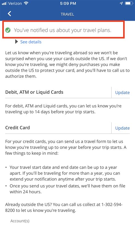 chase credit card travel alerts.